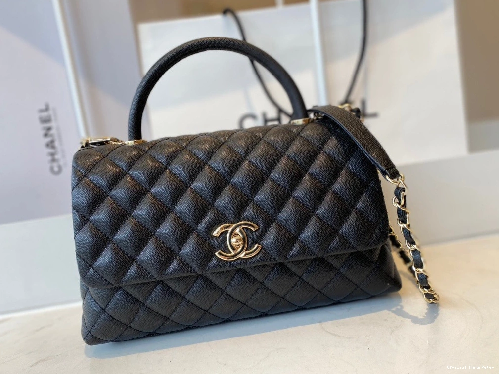 Hyper Peter LARGE HANDLE BAG TOP CHANEL WITH FLAP 0813